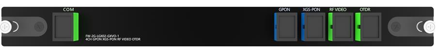 4CH WDM GPON XGS-PON RF Video And OTDR，PON SC/UPC, COM RF Video OTDR SC/APC Plug-in LGX Box