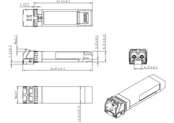 SFP56 50G 1310nm LR 10KM DDM Transceiver
