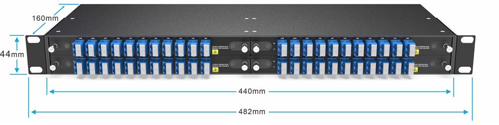 150GHz 8CH DWDM MUX DEMUX C26-H36