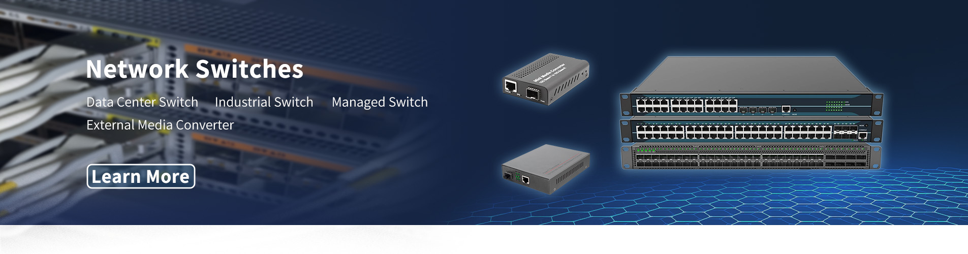 10/100M 외부 미디어 컨버터 1*RJ45 및 1*SFP 포트 스위치