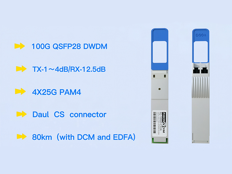 100G DWDM QSFP28 트랜시버